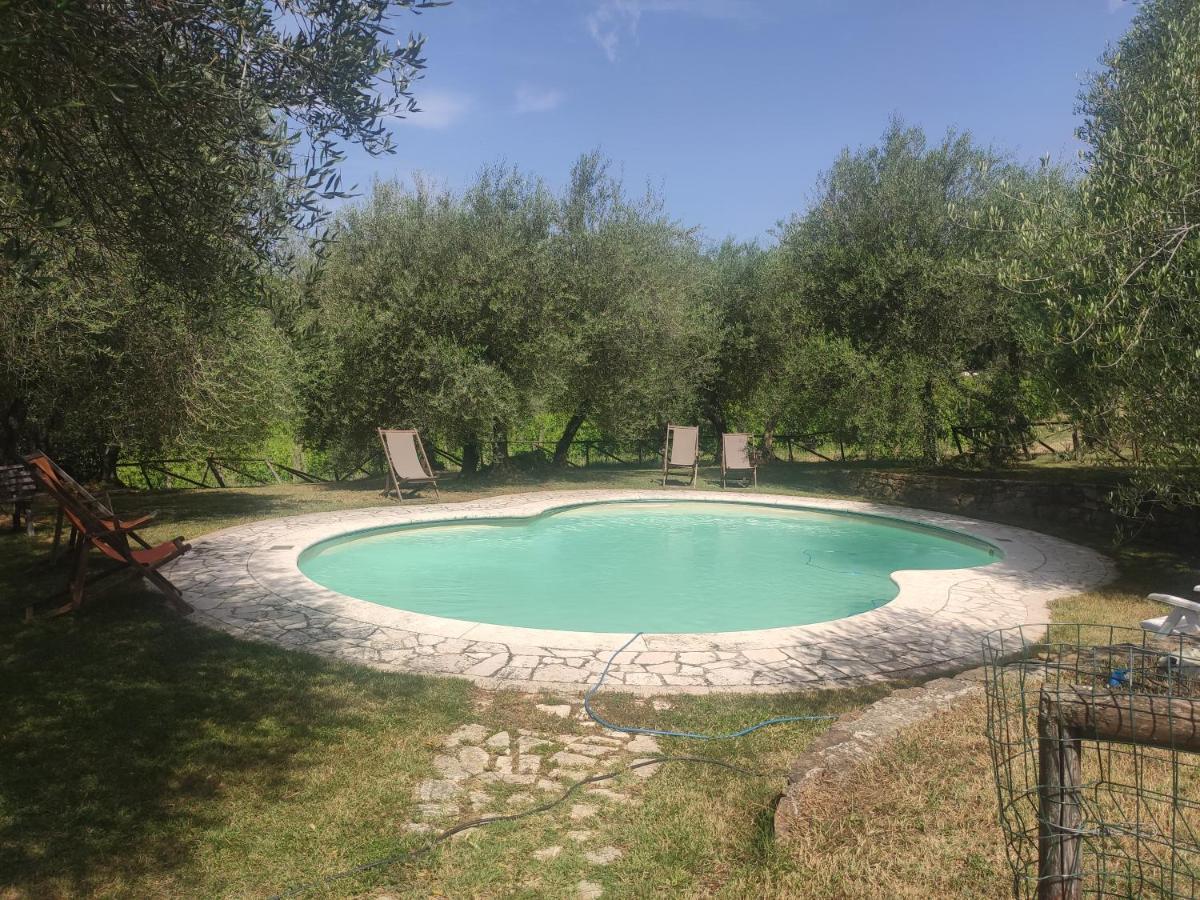 Borgo Villa A Tolli Castelnuovo dellʼAbate Exteriör bild